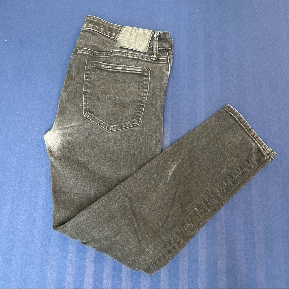 American Eagle Outfitters Men's Charcoal Jeans Size 32x30